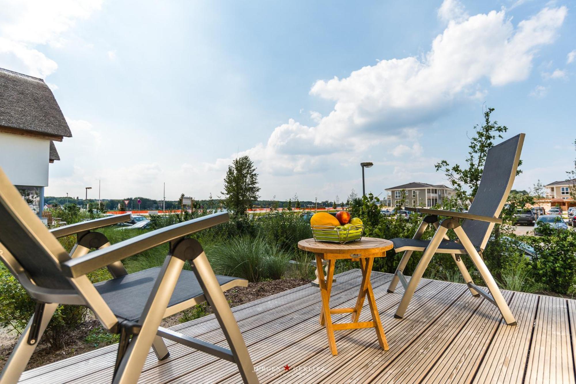 Ostsee - Reetdachhaus Nr 7 Haddock im Strand Resort Heiligenhafen Exterior foto